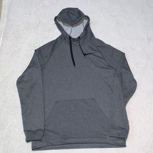 Nike dri-fit grey hoodie sweatshirt size Medium